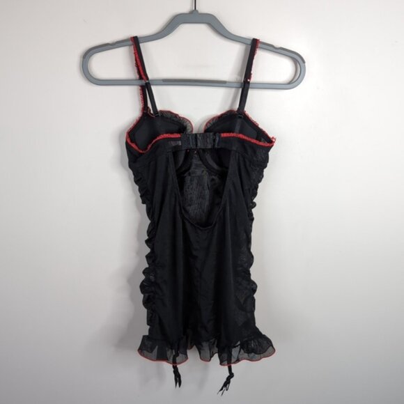 Vintage La Vie En Rose Whimsigoth Fairy Sabrina Carpenter Y2K Babydoll Bustier S - Picture 2 of 8